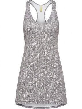 Lole Gray Patterned Racerback Swim Coverup